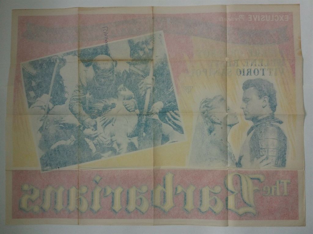 THE BARBARIANS ORIGINAL UK QUAD FILM POSTER 1953 - Image 2