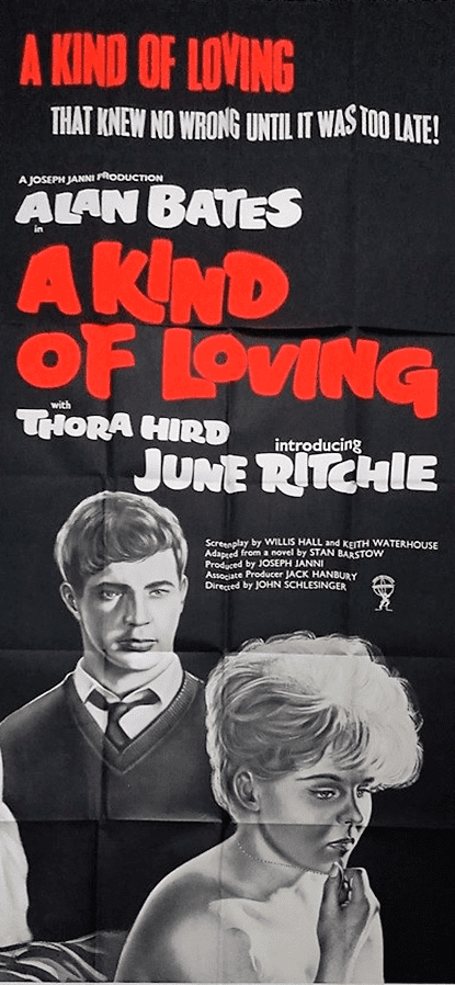 A KIND OF LOVING ORIGINAL UK 3 SHEET FILM POSTER 1962