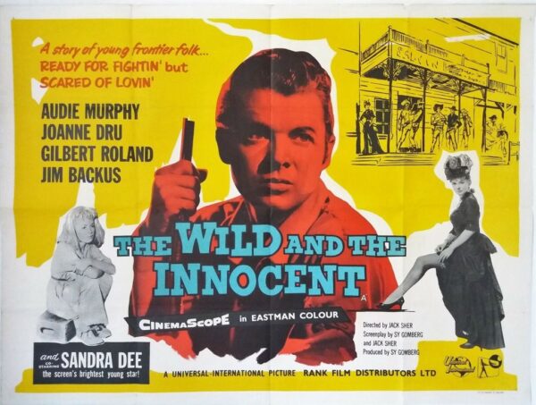 THE WILD AND THE INNOCENT ORIGINAL UK QUAD FILM POSTER 1959