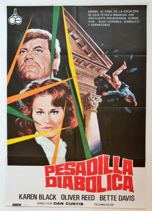 PESADILLA DIABOLICA (BURNT OFFERINGS) ORIGINAL SPANISH ONE SHEET FILM POSTER 1976
