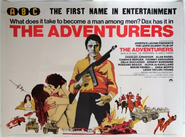 THE ADVENTURES ORIGINAL ABC CINEMA UK QUAD FILM POSTER 1970 