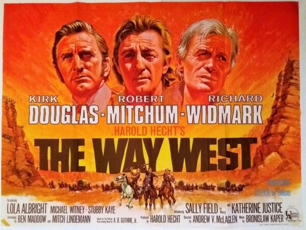THE WAY WEST ORIGINAL UK QUAD FILM POSTER 1967