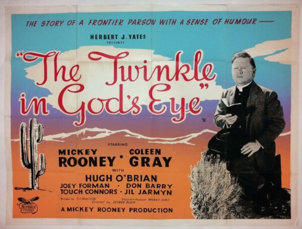 THE TWINKLE IN GOD'S EYE ORIGINAL UK QUAD FILM POSTER 1955