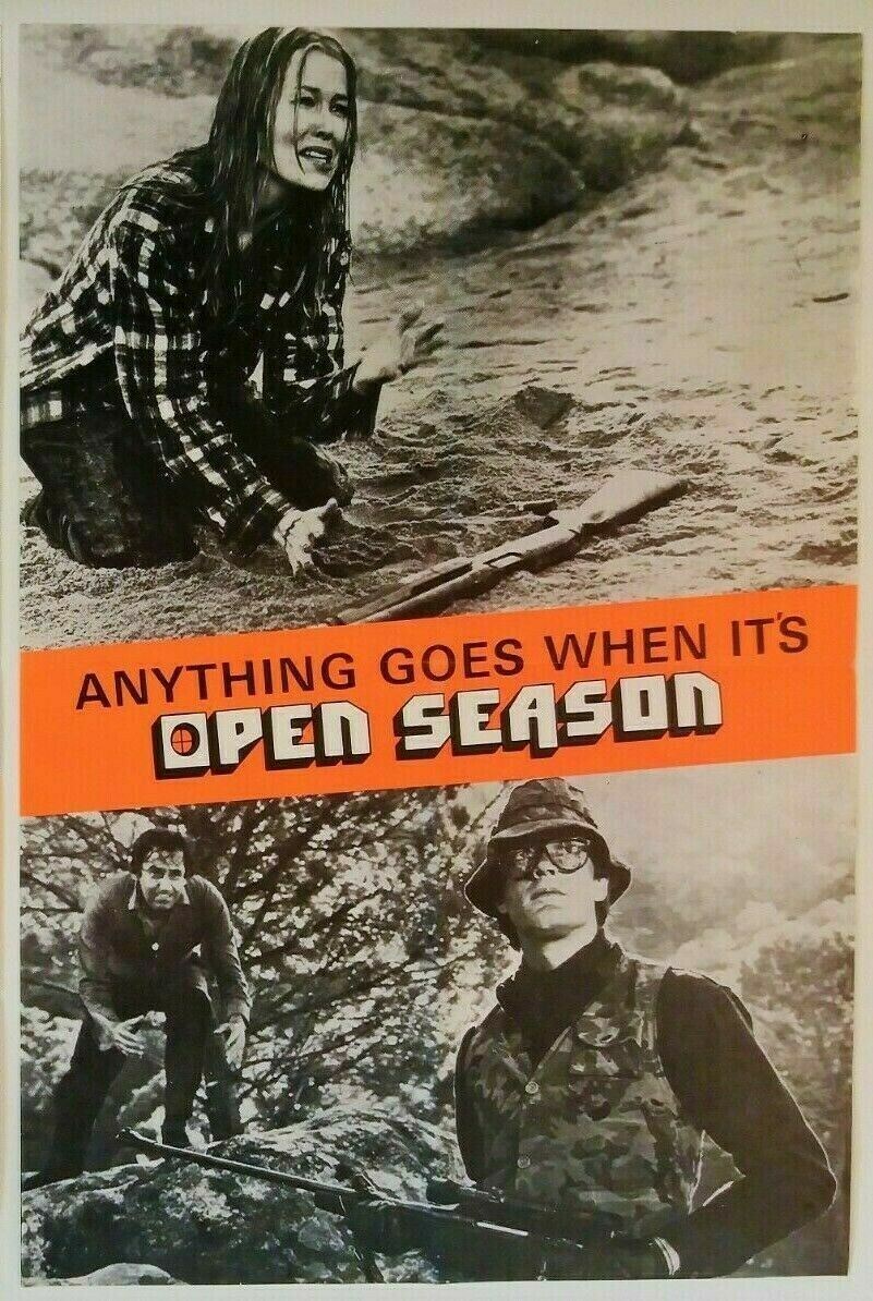 OPEN SEASON ORIGINAL UK QUAD + 2 DOUBLE CROWN MARLER HALEY FILM POSTERS 1974 - Image 3