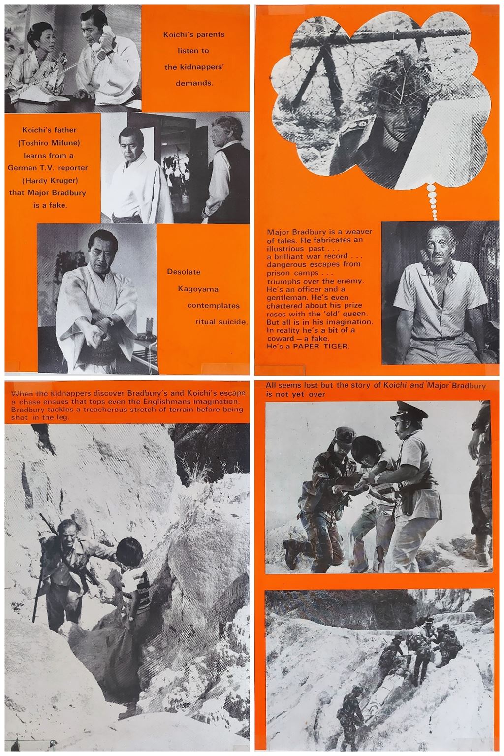 PAPER TIGER ORIGINAL UK MARLER HALEY QUAD & DOUBLE CROWN FILM POSTERS 1975 - Image 9