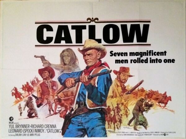 CATLOW ORIGINAL UK QUAD FILM POSTER 1971
