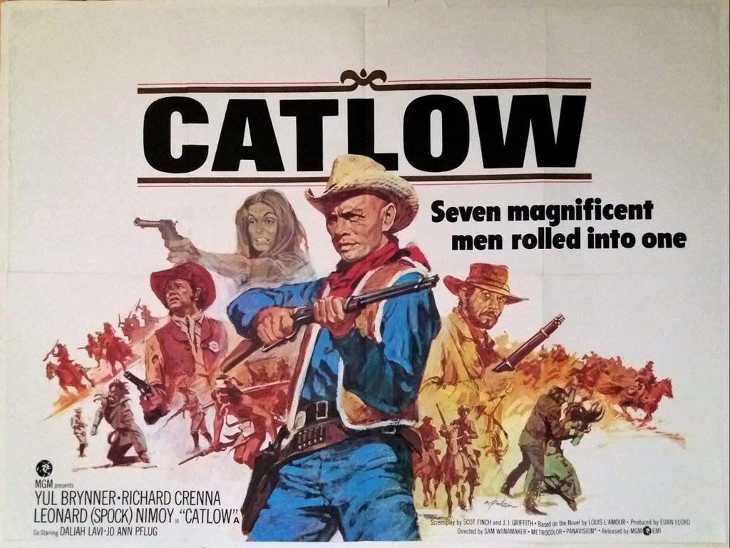 CATLOW ORIGINAL UK QUAD FILM POSTER 1971