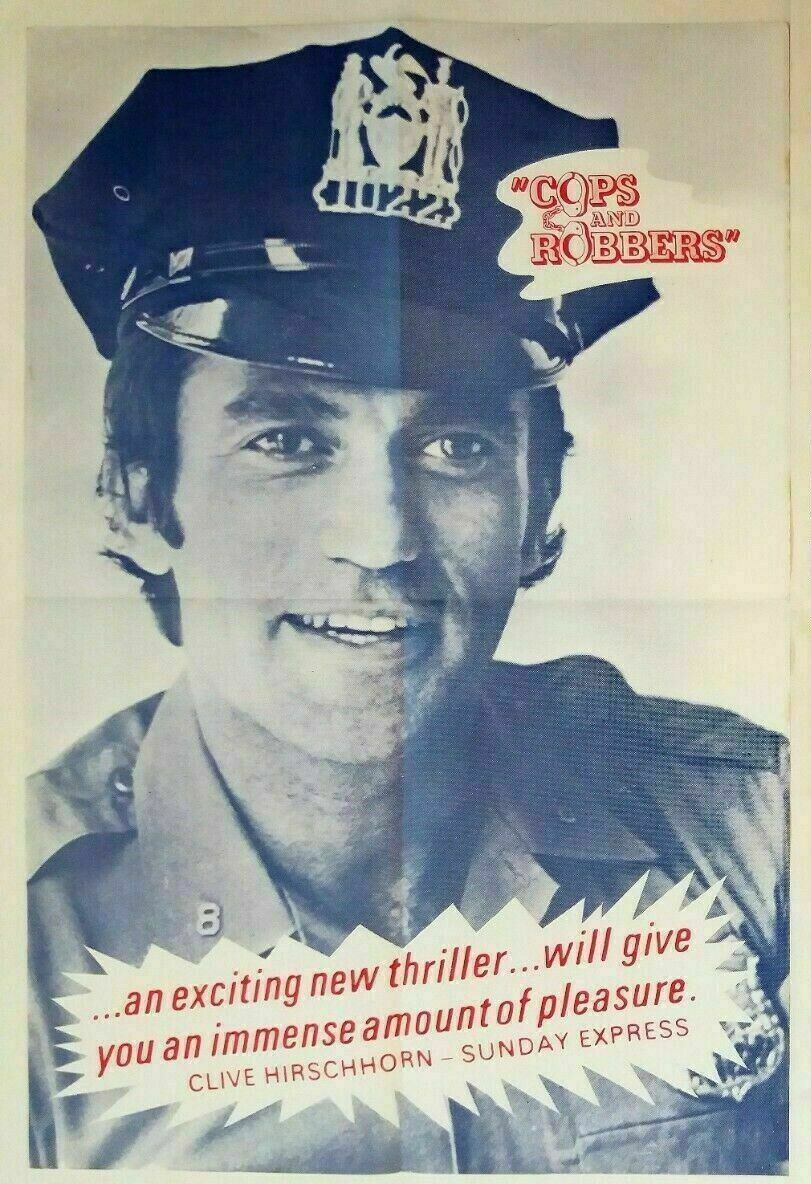 COPS AND ROBBERS ORIGINAL UK DOUBLE CROWNS AND QUAD FILM POSTERS 1973 - Image 5