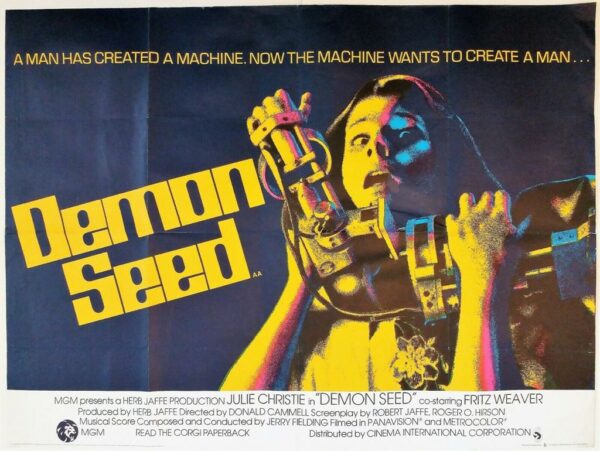 DEMON SEED ORIGINAL UK QUAD FILM POSTER 1977