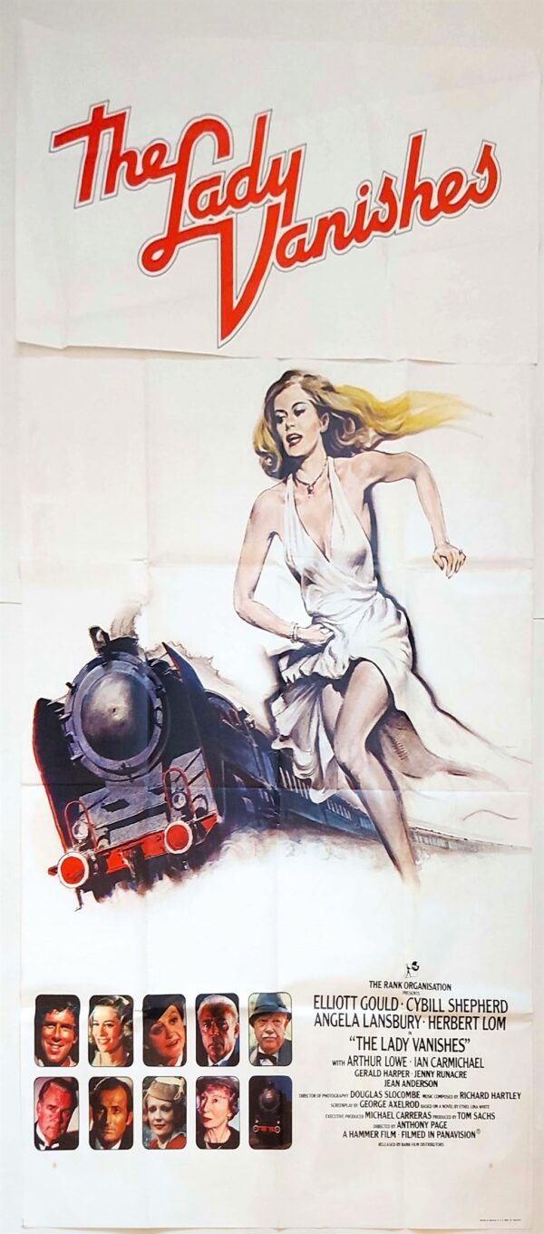 THE LADY VANISHES ORIGINAL UK 3 SHEET FILM POSTER 1979