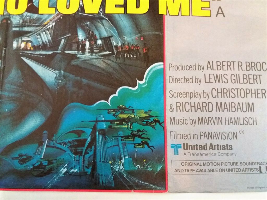 THE SPY WHO LOVED ME ORIGINAL UK QUAD FILM POSTER 1977 JAMES BOND 007 - Image 3
