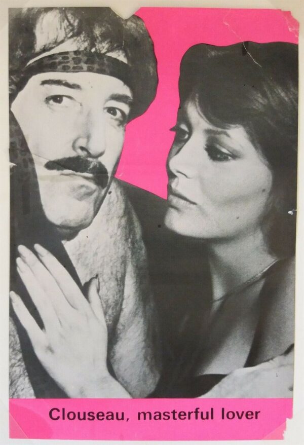 THE PINK PANTHER STRIKES AGAIN ORIGINAL UK DOUBLE CROWN MARLER HALEY FILM POSTER 1976