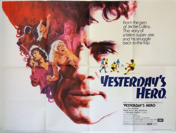 YESTERDAY'S HERO ORIGINAL UK QUAD FILM POSTER 1979