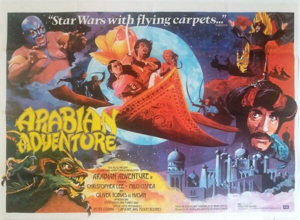 ARABIAN ADVENTURE ORIGINAL UK QUAD FILM POSTER 1979 