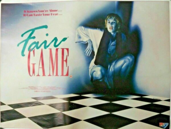 FAIR GAME ORIGINAL UK QUAD FILM POSTER 1988