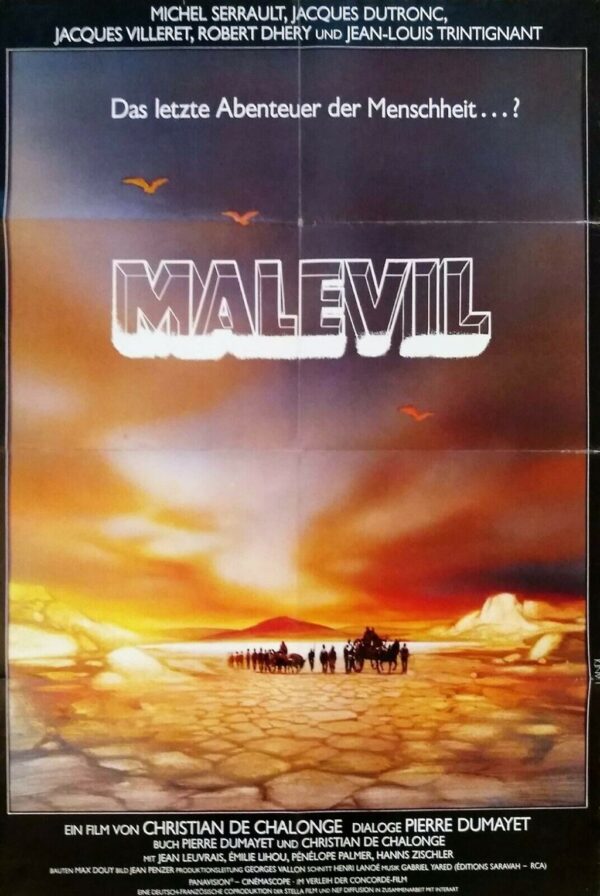 MALEVIL ORIGINAL FRENCH FILM POSTER 1981 