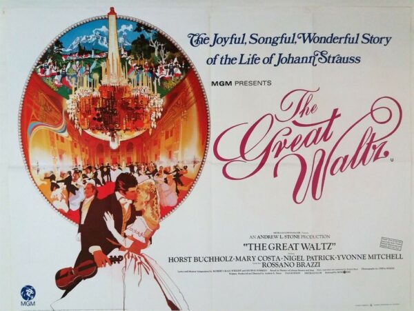THE WALTZ ORIGINAL UK QUAD FILM POSTER 1972