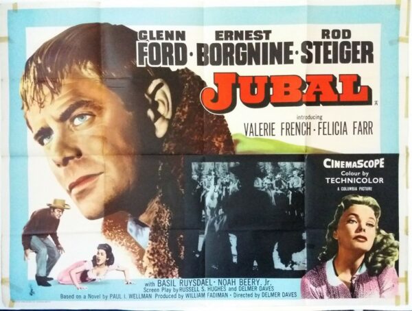 JUBAL ORIGINAL UK QUAD FILM POSTER 1956