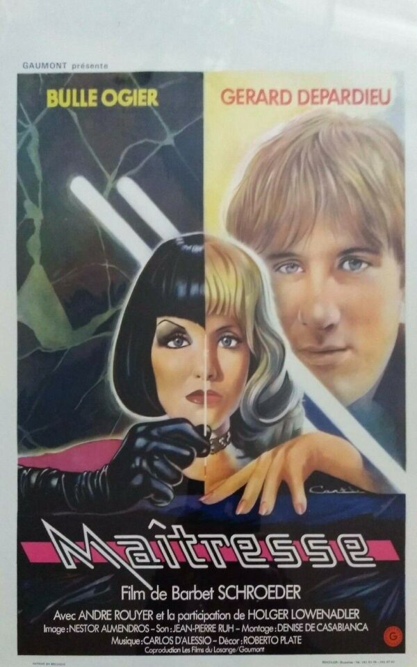 MAITRESSE ORIGINAL BELGIAN FILM POSTER 1976