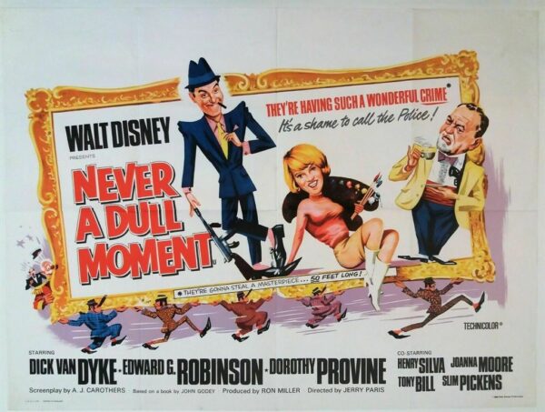 NEVER A DULL MOMENT ORIGINAL UK QUAD FILM POSTER 1968