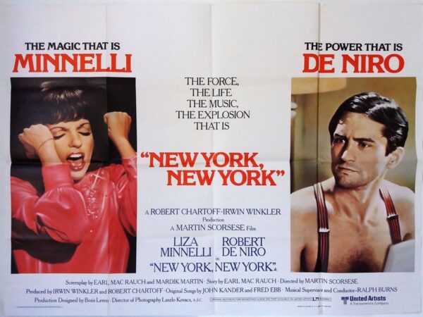 NEW YORK, NEW YORK ORIGINAL UK QUAD FILM POSTER 1977 