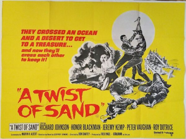 A TWIST OF SAND ORIGINAL UK QUAD FILM POSTER 1968