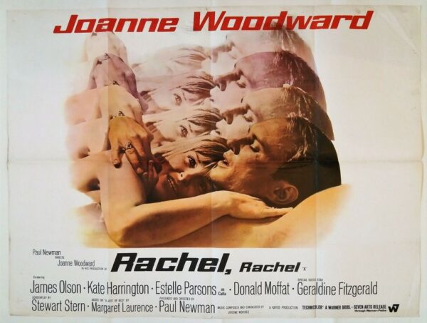 RACHEL, RACHEL ORIGINAL UK QUAD FILM POSTER 1968