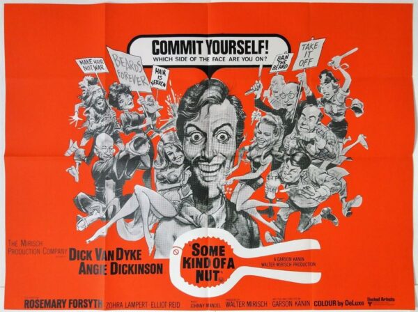 SOME KIND OF A NUT ORIGINAL UK QUAD FILM POSTER 1969 