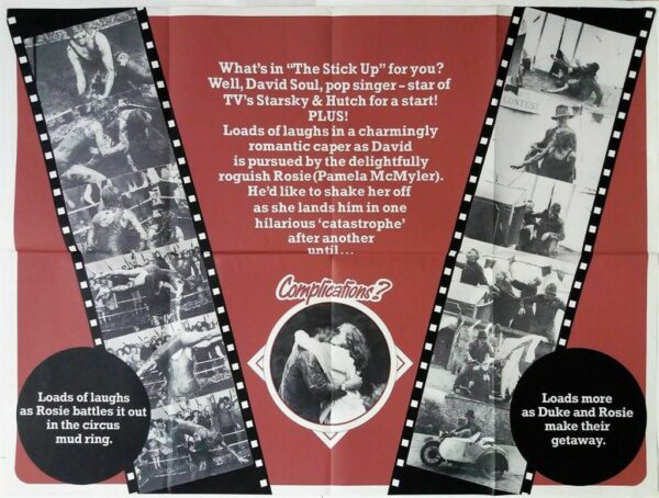 THE STICK UP ORIGINAL UK MARLER HALEY QUAD FILM POSTER 1977