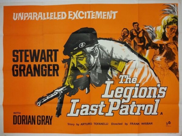 THE LEGIONS LAST PATROL ORIGINAL UK QUAD FILM POSTER 1962
