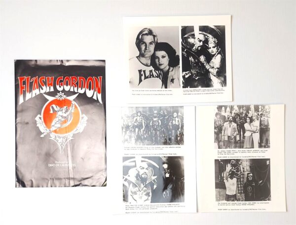 FLASH GORDON ORIGINAL UK PUBLICITY PRESS KIT STILLS 1980