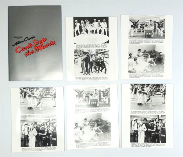 CAN'T STOP THE MUSIC ORIGINAL UK PUBLICITY PRESS KIT STILLS 1980