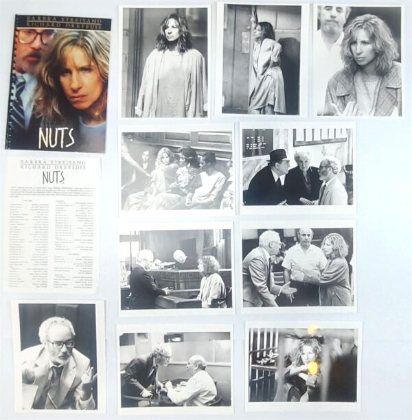 NUTS ORIGINAL UK PUBLICITY PRESS KIT STILLS 1987