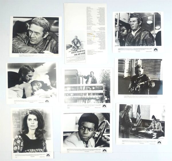 THE HUNTER ORIGINAL UK PUBLICITY PRESS KIT STILLS 1980