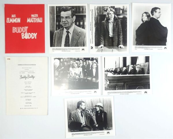 BUDDY BUDDY ORIGINAL UK PUBLICITY PRESS KIT STILLS 1981