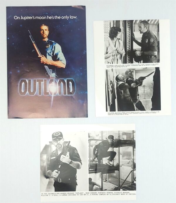 OUTLAND ORIGINAL UK PUBLICITY PRESS KIT STILLS 1981