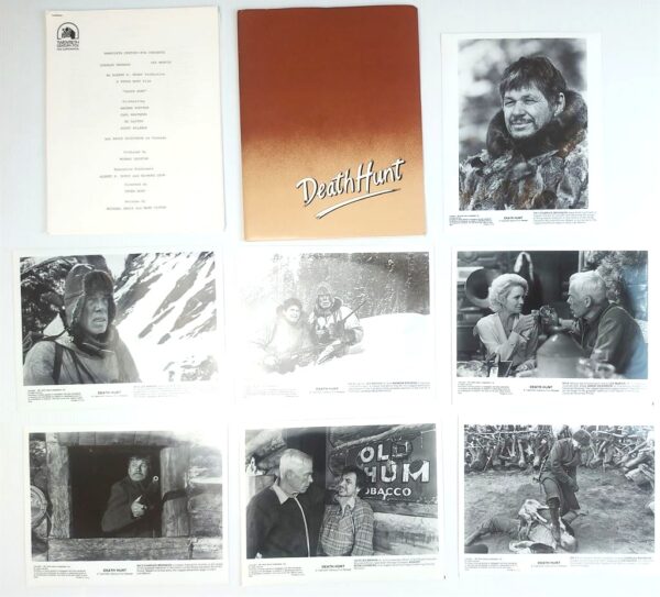 DEATH HUNT ORIGINAL UK PUBLICITY PRESS KIT STILLS 1981