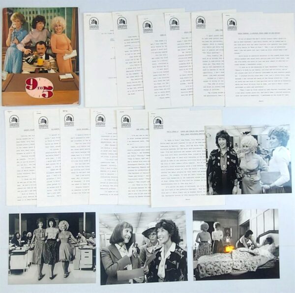 9 TO 5 ORIGINAL UK PUBLICITY PRESS KIT STILLS 1980