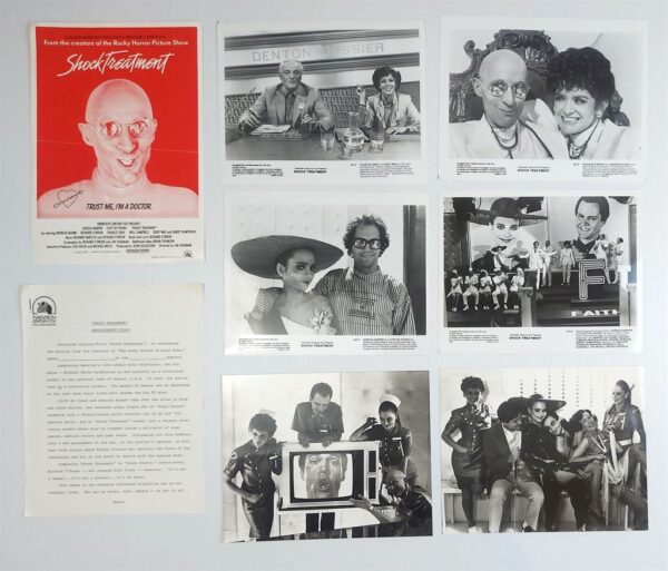 SHOCK TREATMENT ORIGINAL UK PUBLICITY PRESS KIT STILLS 1981