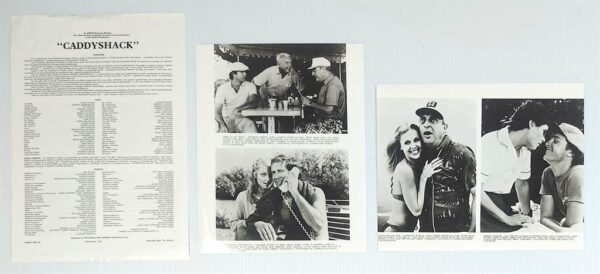 CADDYSHACK ORIGINAL UK PUBLICITY PRESS KIT STILLS 1980