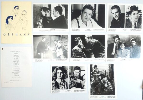 ORPHANS ORIGINAL UK PUBLICITY PRESS KIT STILLS 1987