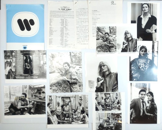 I, THE JURY ORIGINAL UK PUBLICITY PRESS KIT STILLS 1982