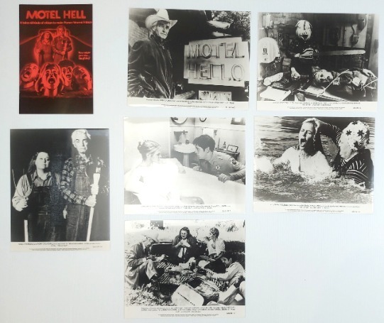 MOTEL HELL ORIGINAL UK PUBLICITY PRESS KIT STILLS 1980