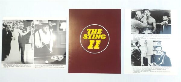 THE STING 2 ORIGINAL UK PUBLICITY PRESS KIT STILLS 1983