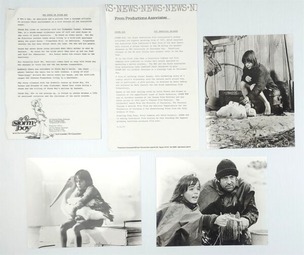 STORM BOY ORIGINAL UK PUBLICITY PRESS KIT STILLS 1976