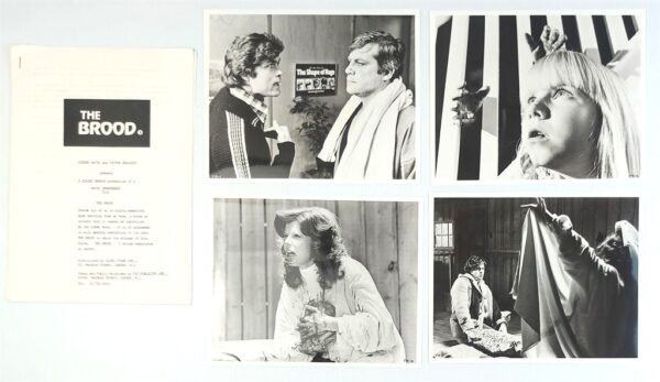 THE BROOD ORIGINAL UK PUBLICITY PRESS KIT STILLS 1979