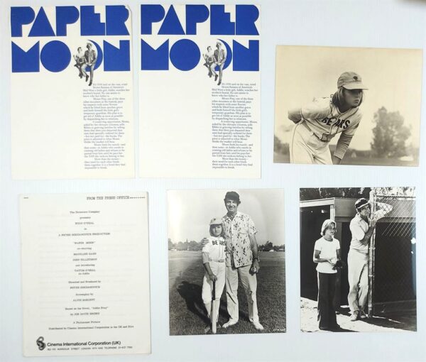PAPERMOON ORIGINAL UK PUBLICITY PRESS KIT STILLS 1973