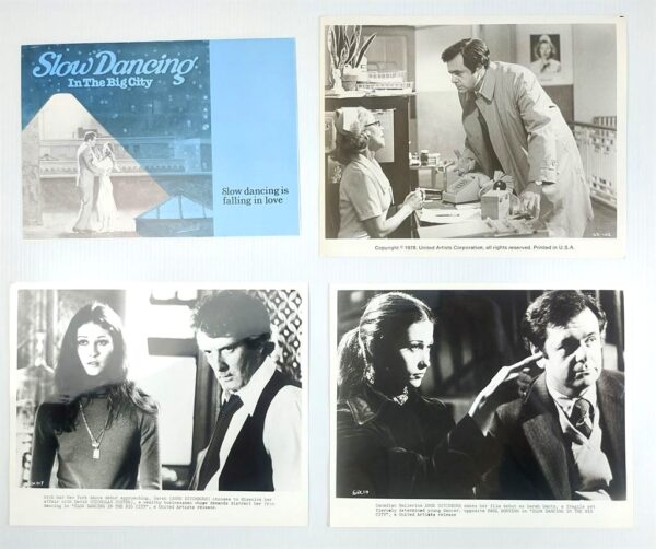 SLOW DANCING IN THE BIG CITY ORIGINAL UK PUBLICITY PRESS KIT STILLS 1978