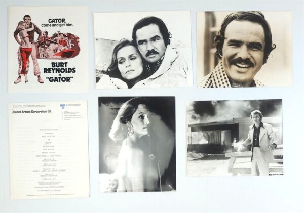 GATOR ORIGINAL UK PUBLICITY PRESS KIT STILLS 1976