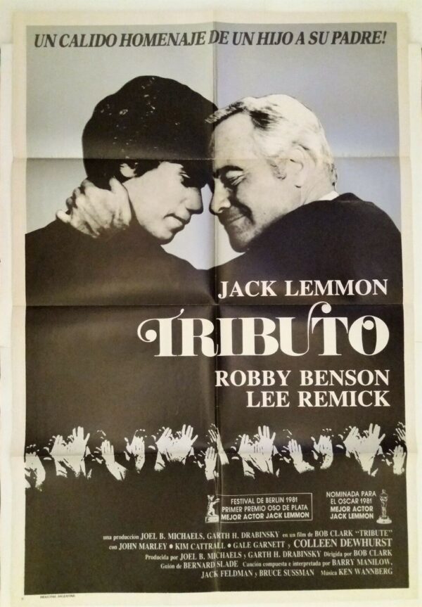 TRIBUTO (TRIBUTE) ORIGINAL ARGENTINA FILM POSTER 1980